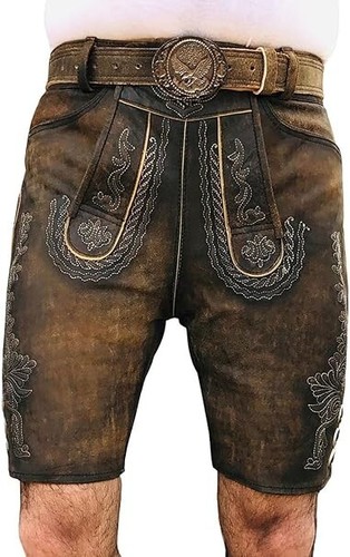 Lederhose herren kurz trachten - lederhose,