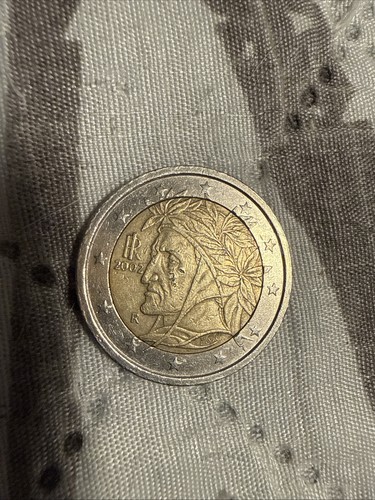 Euro münze dante - 2,