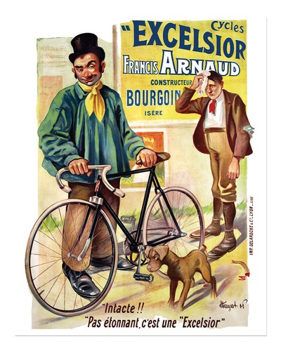 Vintage fahrrad werbung - fahrrad,