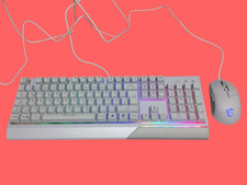 MSI Vigor GK30 + GM11 Gaming Combo – Weiß RGB Tastatur & Maus Set