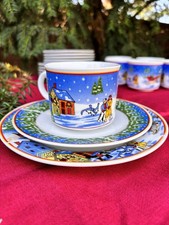 Weihnachtsgeschirr Schloss Schönbrunn Bischberg Kaffee Service 18 tlg. Porzellan