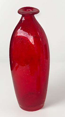Murano vase rot bullicante - murano,