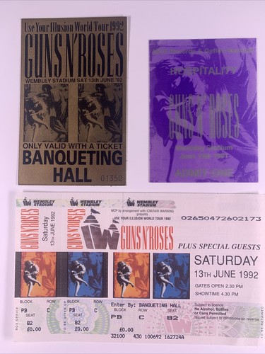 Guns roses ticket - roses,