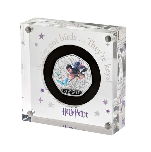 Harry potter 50p silber proof - potter,