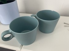 2 Jumbo Tassen Melamin von MEPAL, Hellblau, 375 ml