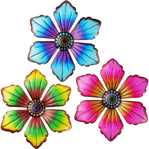 Metallblumen wanddekoration - metallblumen,