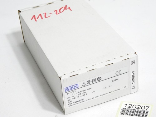 Wika drucksensor 11 - wika, s-11