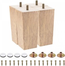 4er Set Massivholz 5"/12cm