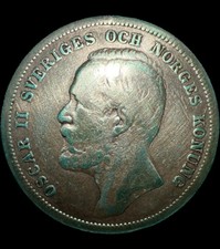 Schweden 1 Krone, Oskar II