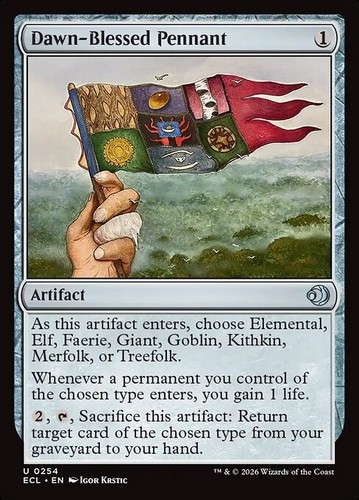 Mtg dawn blessed pennant - 4x, dawn-blessed