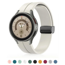 Silikonarmband für Samsung Galaxy Watch 6/5/4/5 Pro, Magnetschnalle, Armband