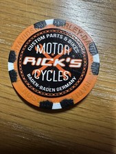 1 Orig. Harley-Davidson Poker Chip, Baden Baden, Rick’s, Germany ??