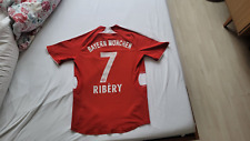 Trikot Ribery #7 Gr S adidas ⚽ FC Bayern München Rot Weiß Saison 08/09 Vintage