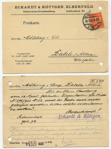 42479 postkarte eckardt - eckardt, &