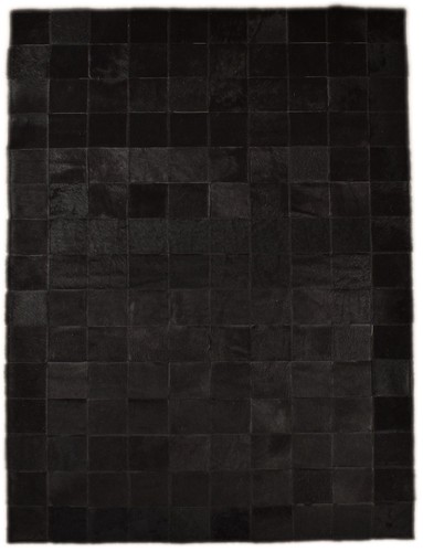 Kuhfell teppich schwarz - kuhfell,