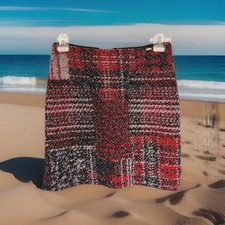 Cinque Designer Minirock  Gr. 36 - 38 rot kariert Ungetragen! Neuwertig