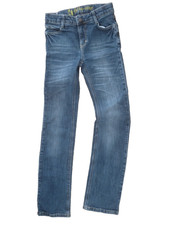 #8 Lemmi Fashion Mädchen Jeans Hose Gr. 158 verstellbarer Bund blau gerades Bein