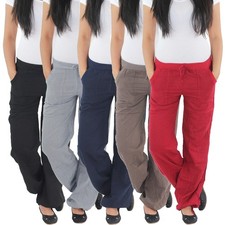 Damen leinenhose freizeithose - damen,