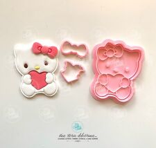 Hello Kitty Set Kätzchen Katze Ausstecher Keksformen 7/8