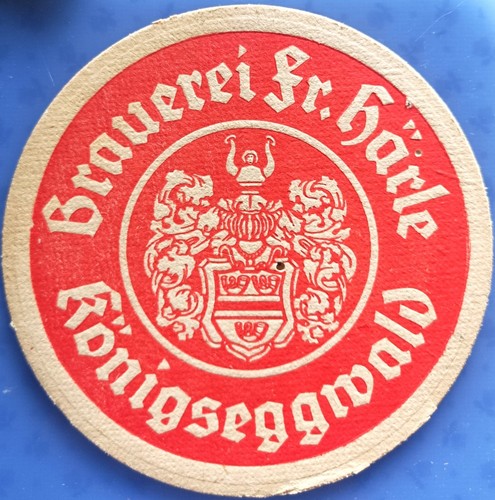 Alter bierdeckel brauerei - vk,