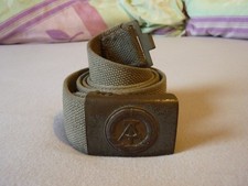 Rar !!! Original - DDR - NVA - FDU Webkoppel mit vernähten Gegenhaken  , KVP