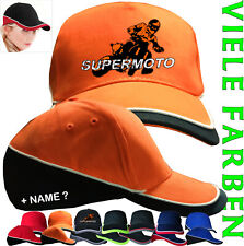 Supermoto Baseball Cap Basecap Mütze Hut Kopfbedeckung Kappe Racing Treffen 6