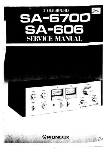 Service manual anleitung - manual-anleitung, für