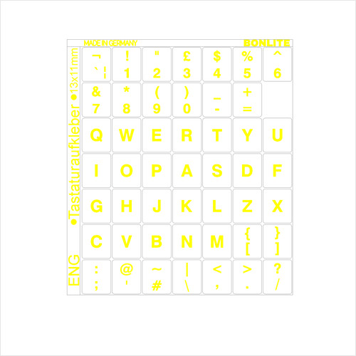 Tastaturaufkleber englisch - tastaturaufkleber,