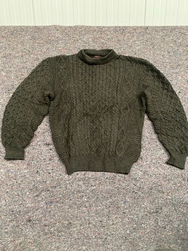 Wollpullover dunkelgrün niffi - wollpullover,