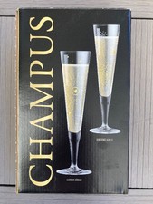 Ritzenhoff Champus Sektgläser 2er Set Transparent Gold Muster Elegant Glas