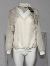 Nike Windbreaker Creme/Weiß Größe S Neu mit Etikett Leichte Jacke Swoosh