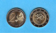 2 Euro Gedenkmünze 2010 aus Slowenien, botanischer Garten, bankfrisch, bfr