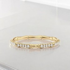 Lab Created 14k Gelbgold