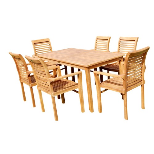 Teak set gartengarnitur - set:,