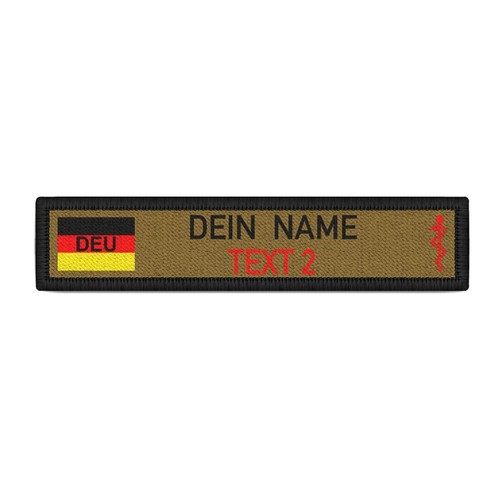 Namensschild wunschtext coyote - namensschild,