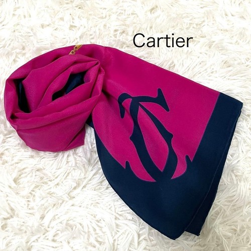 Cartier seidentuch rosa - seidentuch,