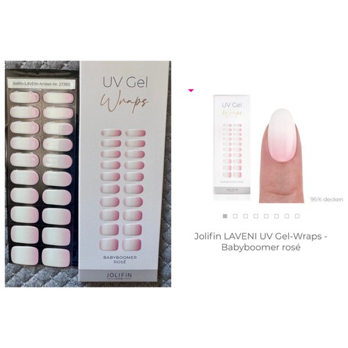 Jolifin gel nagenfolien - uv,