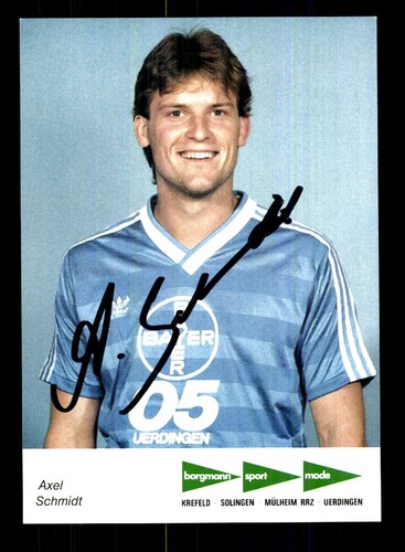 Axel schmidt autogrammkarte - schmidt,