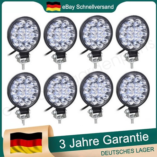 42w led arbeitsscheinwerfer - 8x,