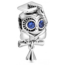 Pandora Moments Silber Weise Eule Charm Bead 798907C01   NEU
