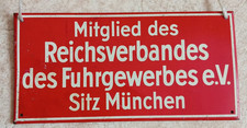 altes Blechschild
