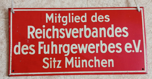Altes blechschild - altes,