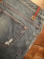 Gucci jeans délavé - gucci,