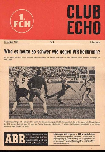 Fussball programmheft 69 70 - , 69/70