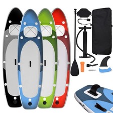 SUP Board Set Aufblasbar Surfboard Paddling Stand Up Paddelboard Paddle Board DE