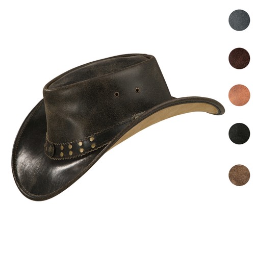 Western cowboy leder - western, hut