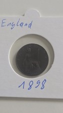 Großbritannien 1 Farthing 1898 – Königin Victoria (Veiled Head) – Bronze