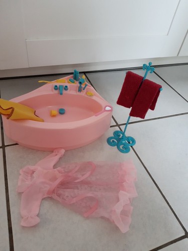 Luxus bad barbie mattel - luxus, defekt
