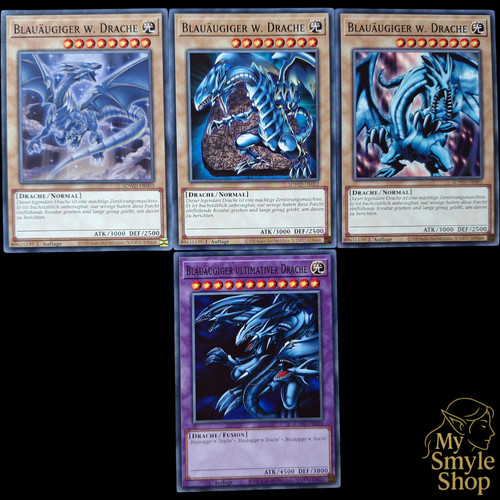 Yugioh blauäugiger w - 3x,
