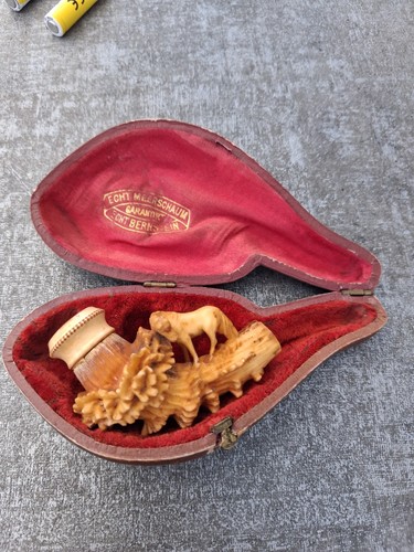 Antike meerschaumpfeife mit - antike,